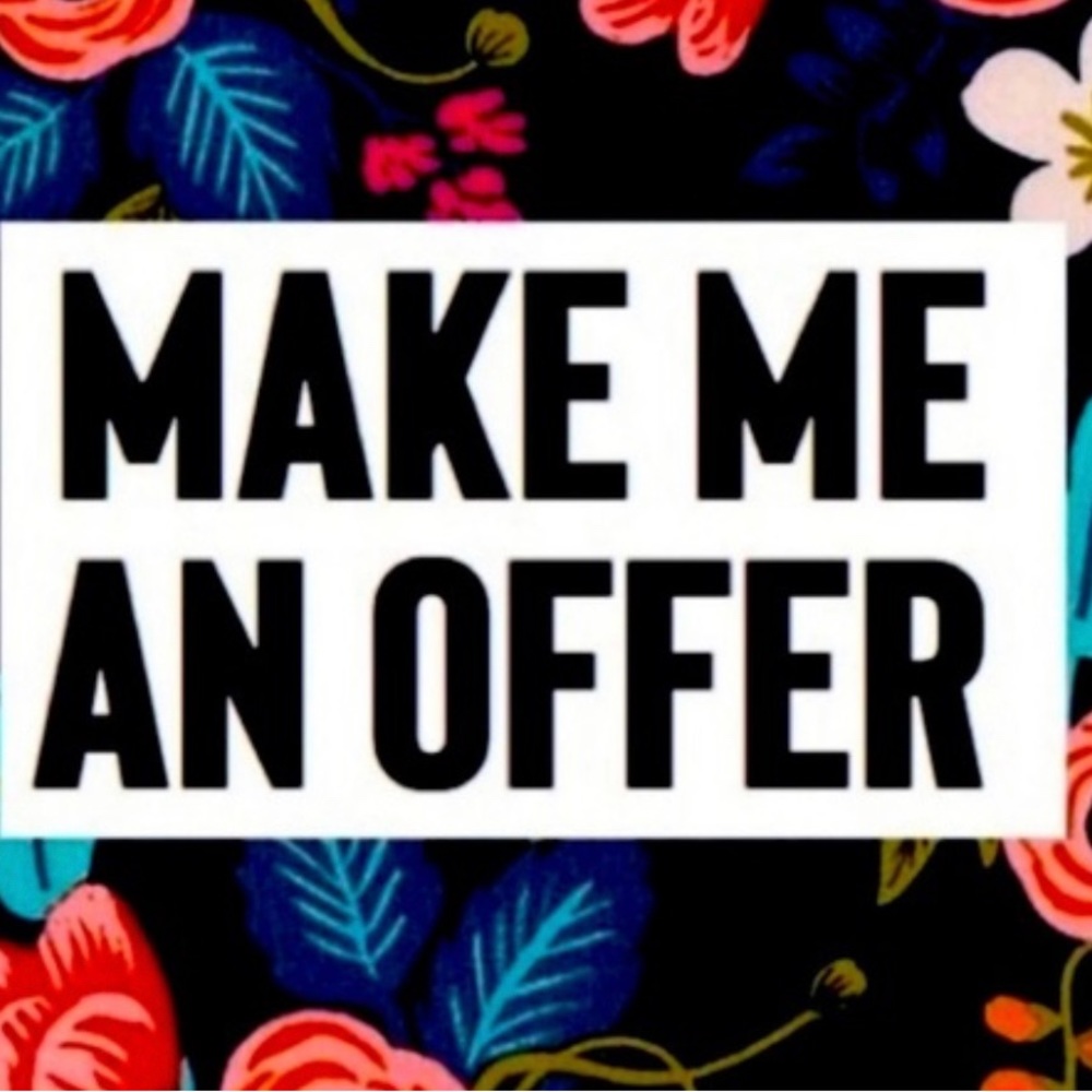 Reasonable offers accepted